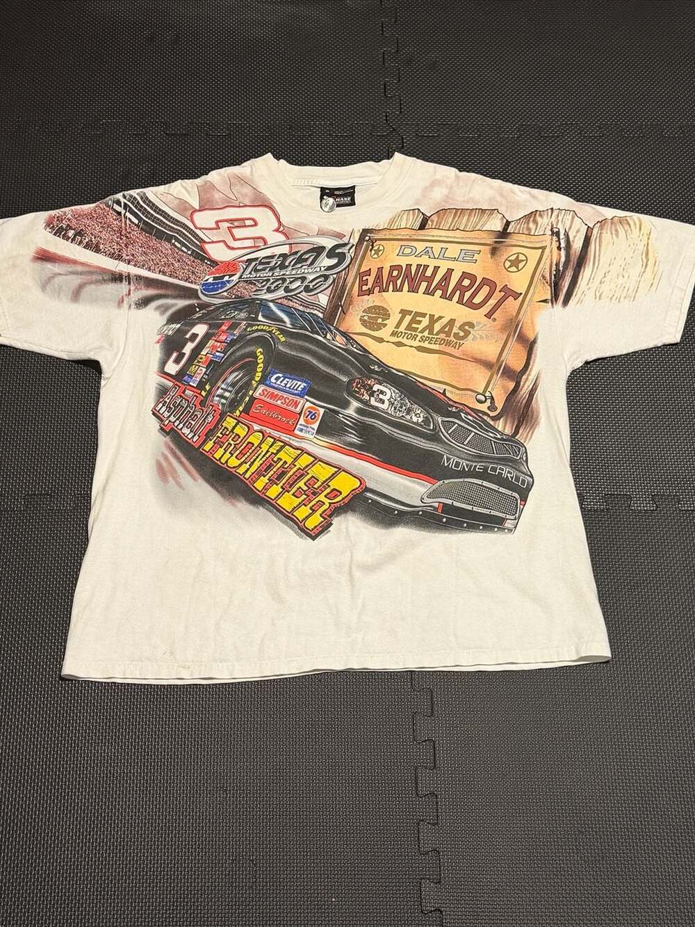Chase Authentics Dale Earnhardt #3 Texas Motor Speedway 2000 All Over Print T-Sh